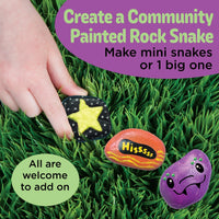 Creativity for Kids Rock Snake Paint Kit