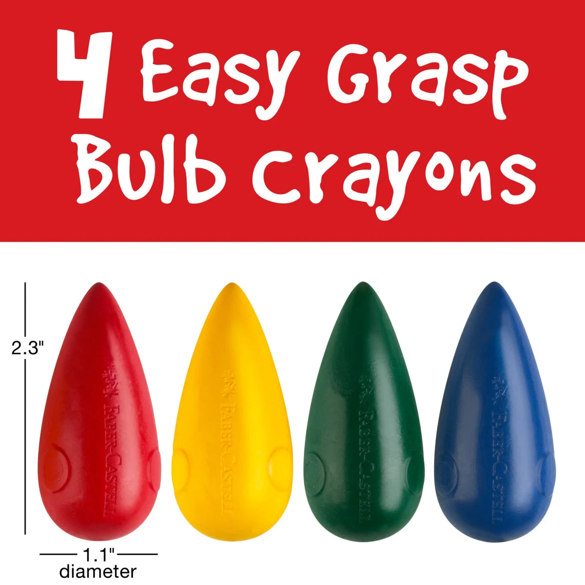 Faber-Castell Little Creatives Jumbo 6CT Creamy Crayons