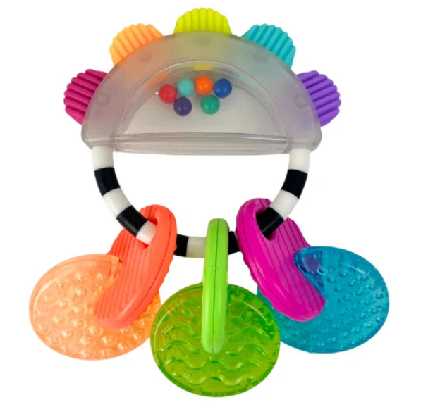 Sassy Baby Teethe & Take Along Rattle Keys