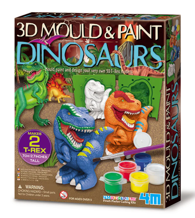 4M Dinosaurs 3D Mould & Paint