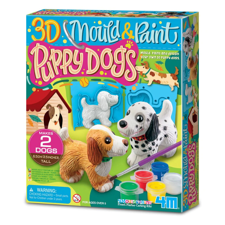 4M Mould & Paint Puppy Dogs