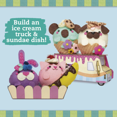 Klutz Ice Cream Animals - Sew Your Own