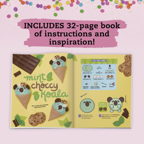 Klutz Ice Cream Animals - Sew Your Own