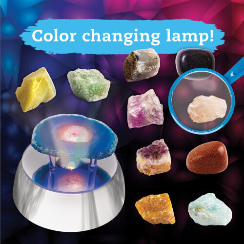 Klutz Maker Lab Light-Up Rock & Gem Collection