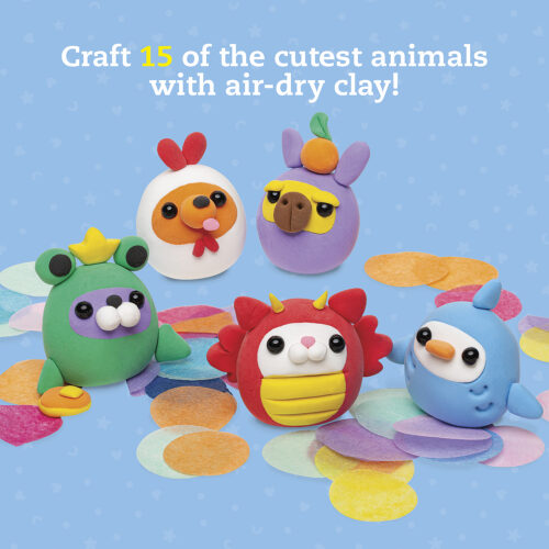KLUTZ Air Dry Clay Animal Party