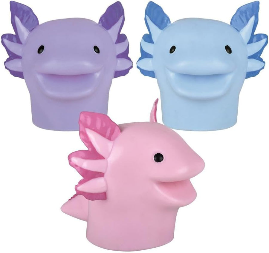 Stretchy Axolotl Hand Puppet