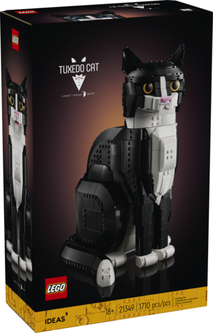 Lego Icons Tuxedo Cat 21349