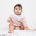 Lulujo 🍁Bows & Rose Trellis 2 Pack Bandana Bibs