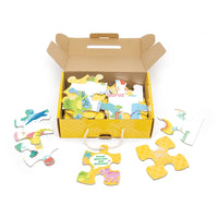 Dinosaur Alphabet (35pc Floor Rope Handle)