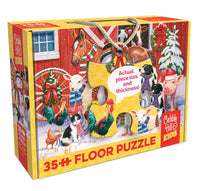 Festive Farmyard Greetings (35pc Floor Rope Handle)