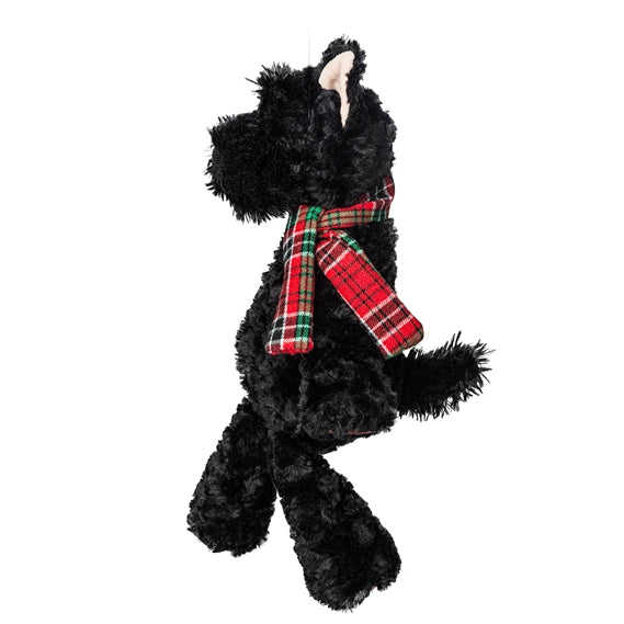 Mary Meyer Holiday Marshmallow Zoo Sootie Scottie Dog