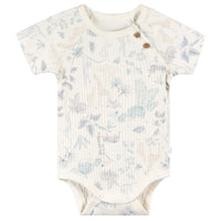 Just Born Kimono Bodysuit- 3 Pack - Blue- 6-9M