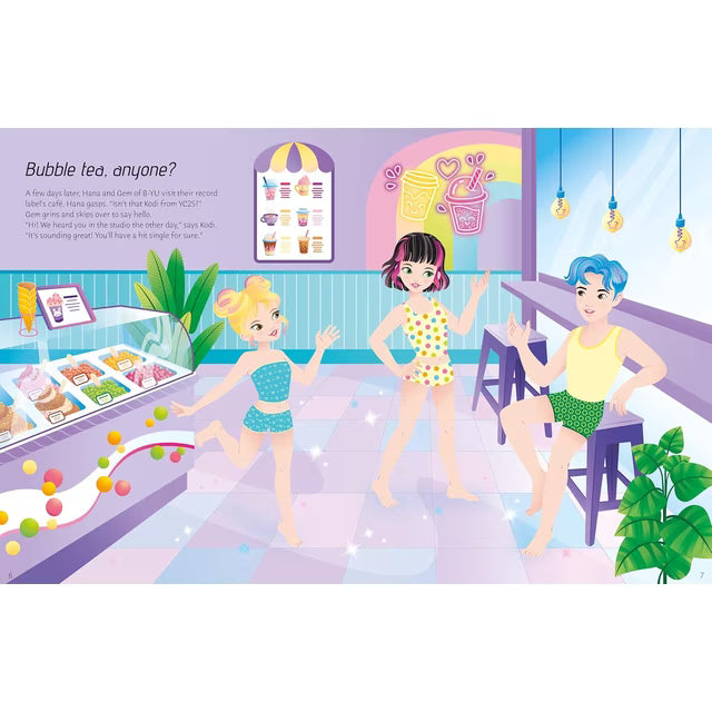 Usborne K-Pop Sticker Dolly Dressing