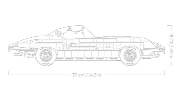 Lego Icons Jaguar E-Type 11381