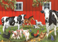 Cobble Hill Kids Red Barn 35 Piece Tray Puzzle