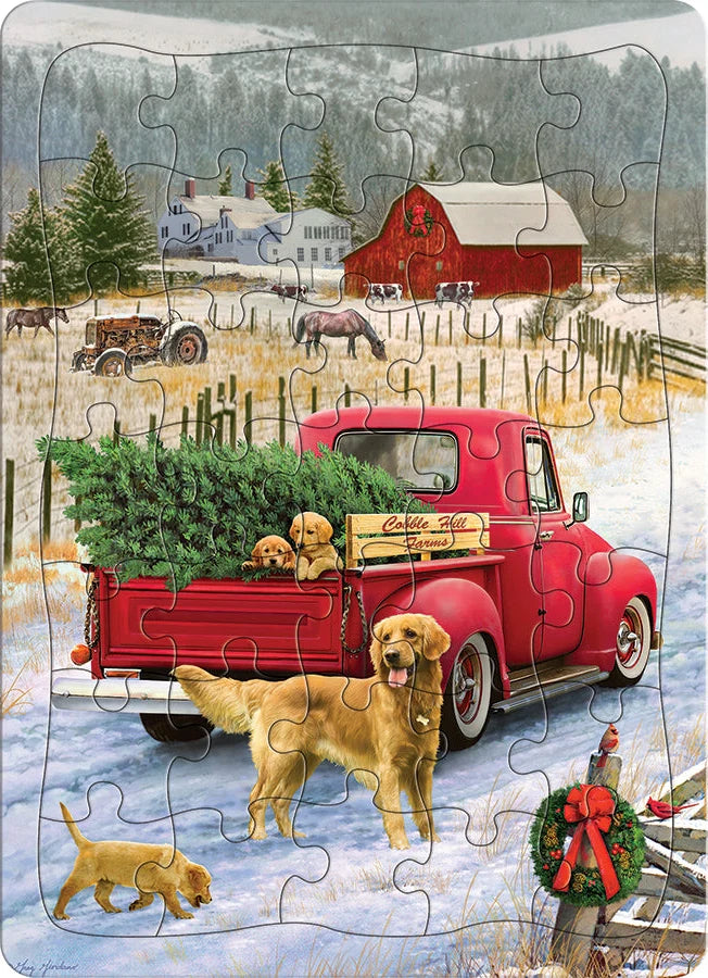 Red Truck Farm (tray) | 35 Piece Tray