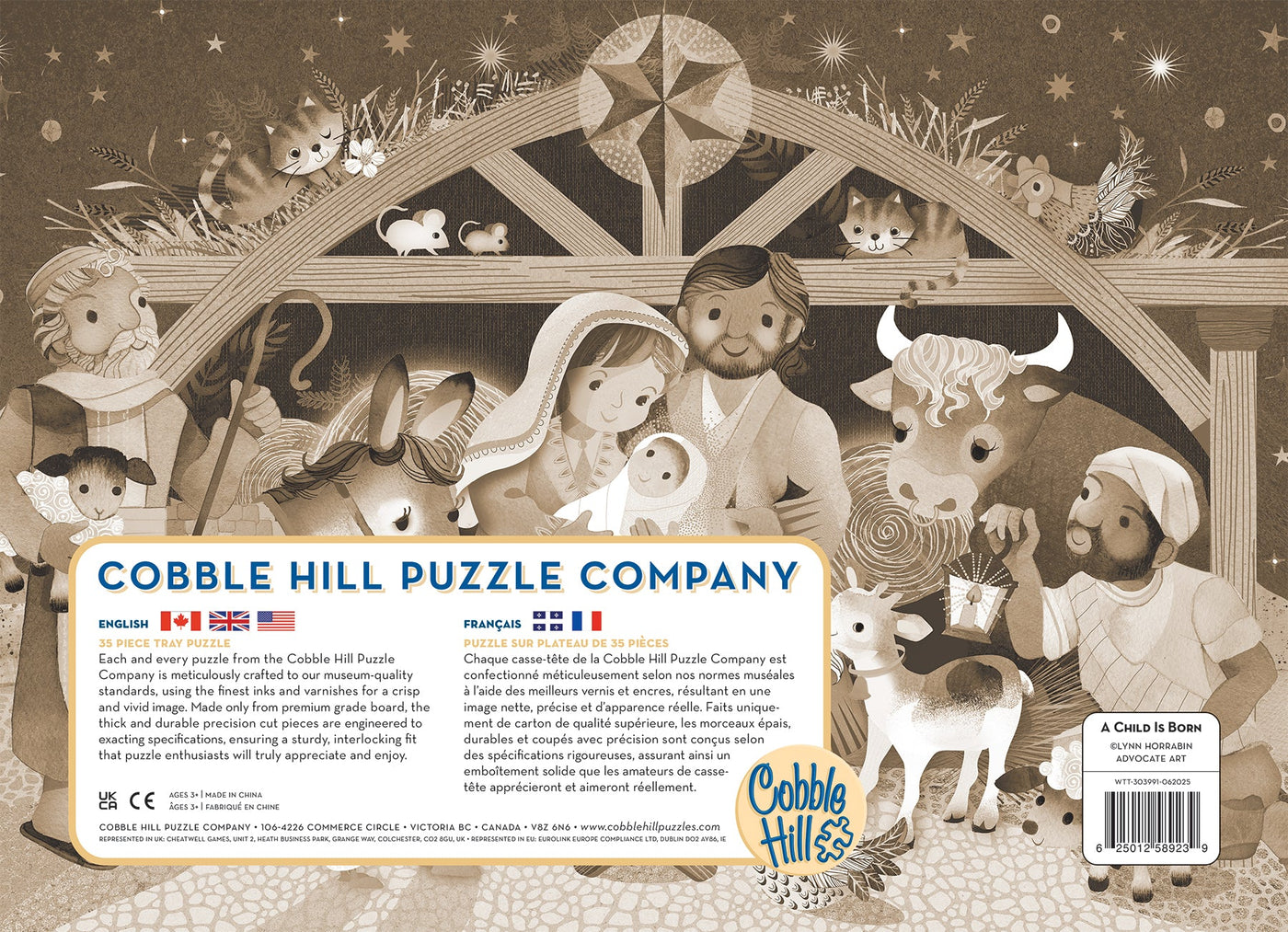 Cobble Hill A Child Is Born 35 Piece Puzzle Tray