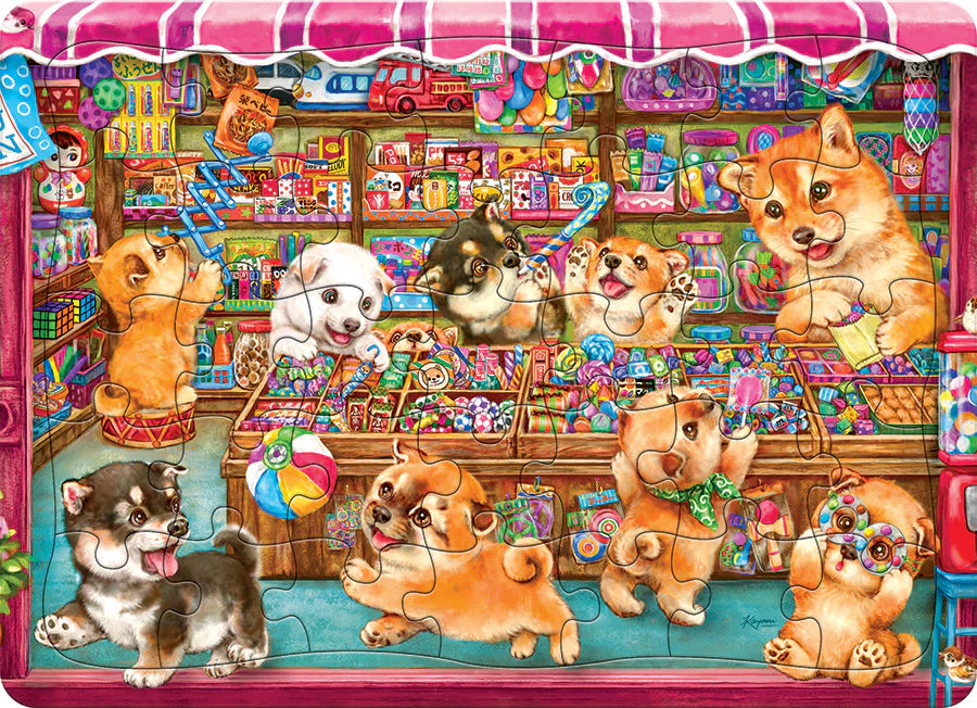 Cobble Hill Dog Treats 35 Piece Puzzle Tray