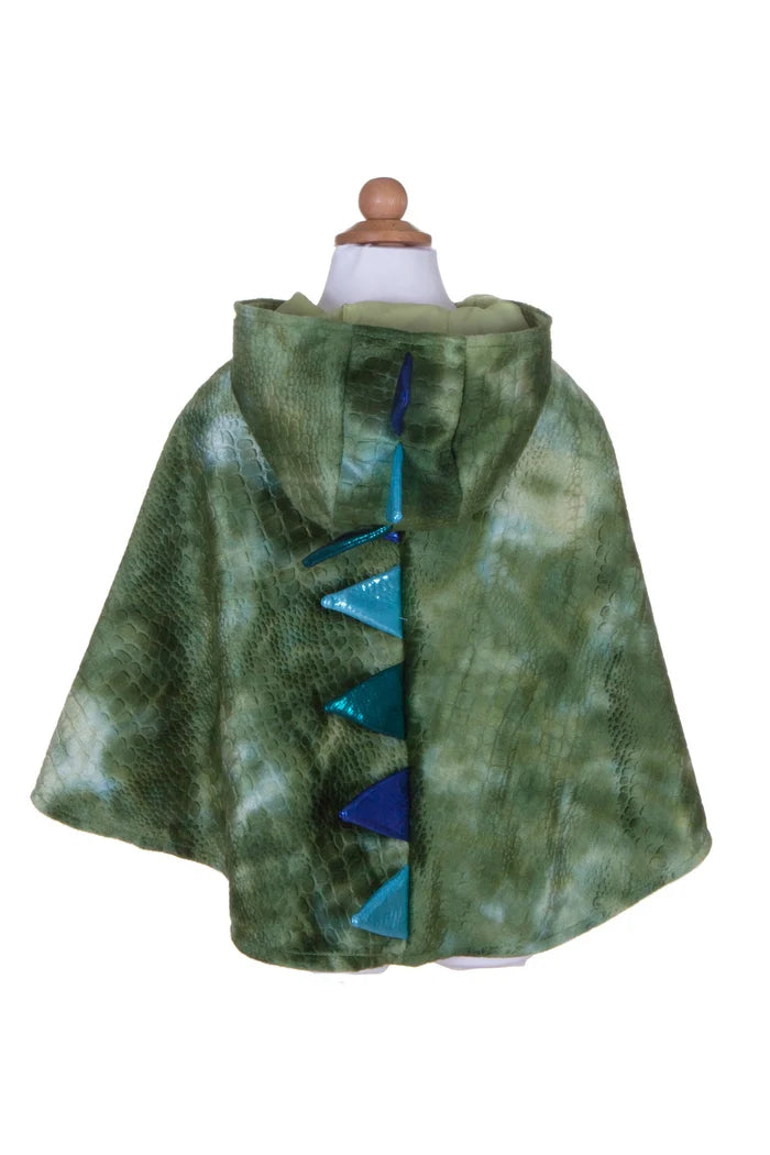 Great Pretenders Dragon Toddler Cape, Green/Blue, 2-3T