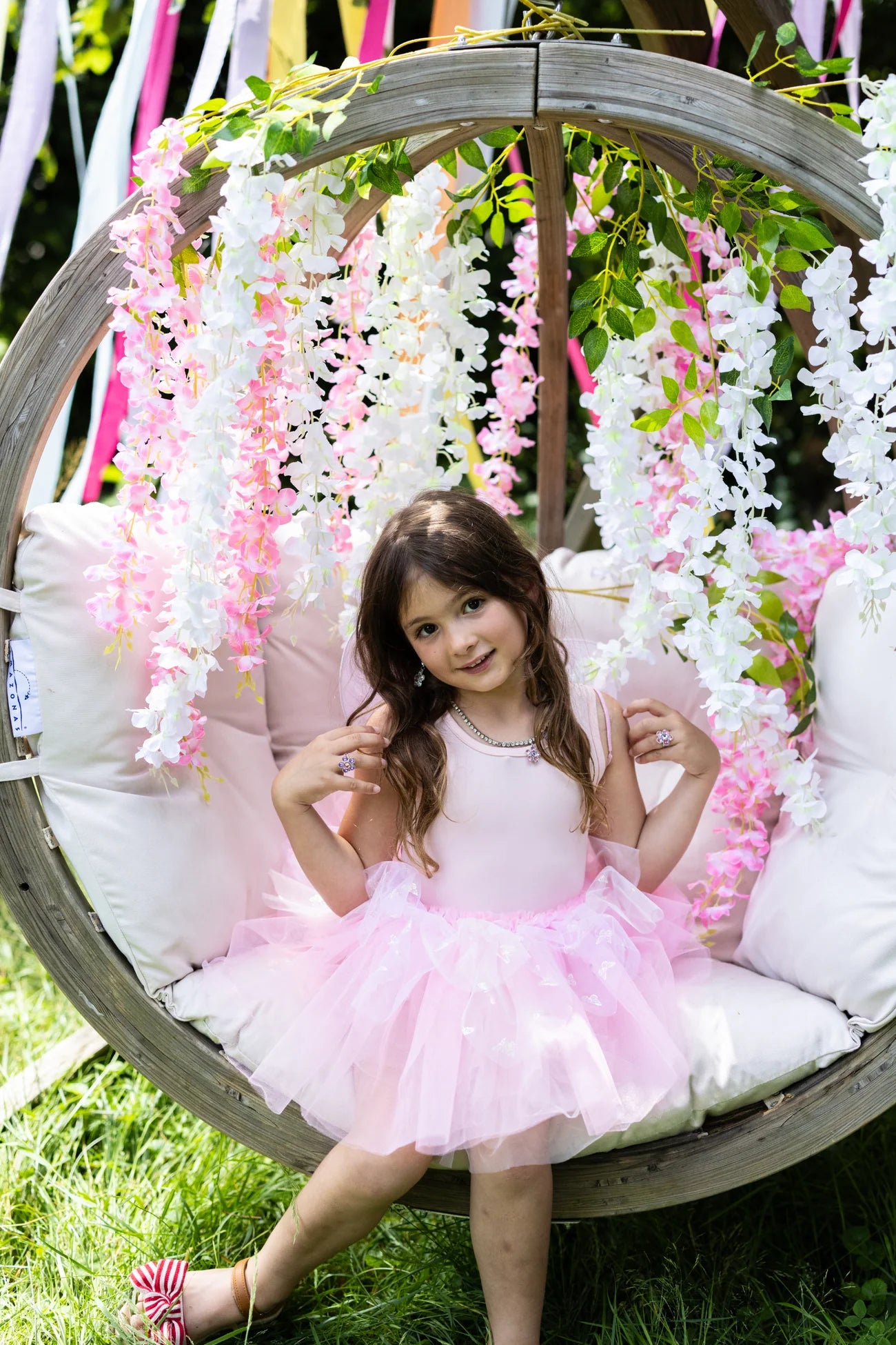Great Pretenders Flutter Butterfly Skirt, Wings, & Wand, Pink Size 4-6