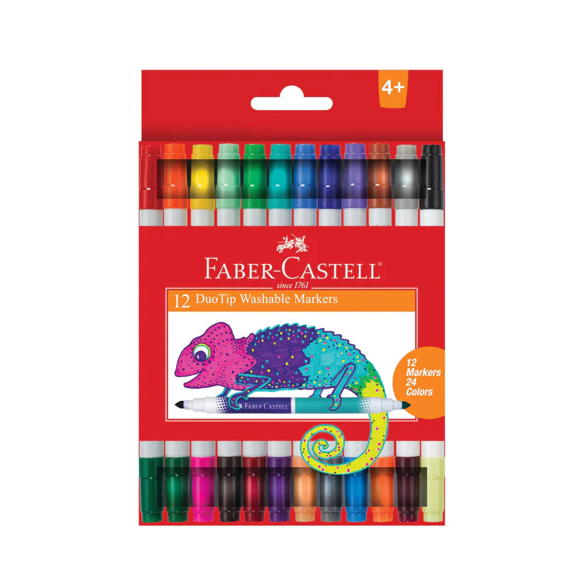 Faber-Castell 12 Duo Tip Washable Marker