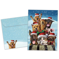 Tree-Free Downhill From Here Holiday Card