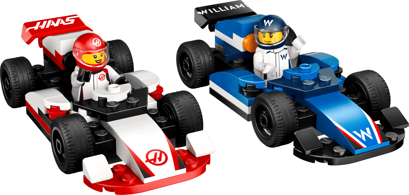 Lego City Formula 1 Williams Racing & Haas F1 Race Cars 60464