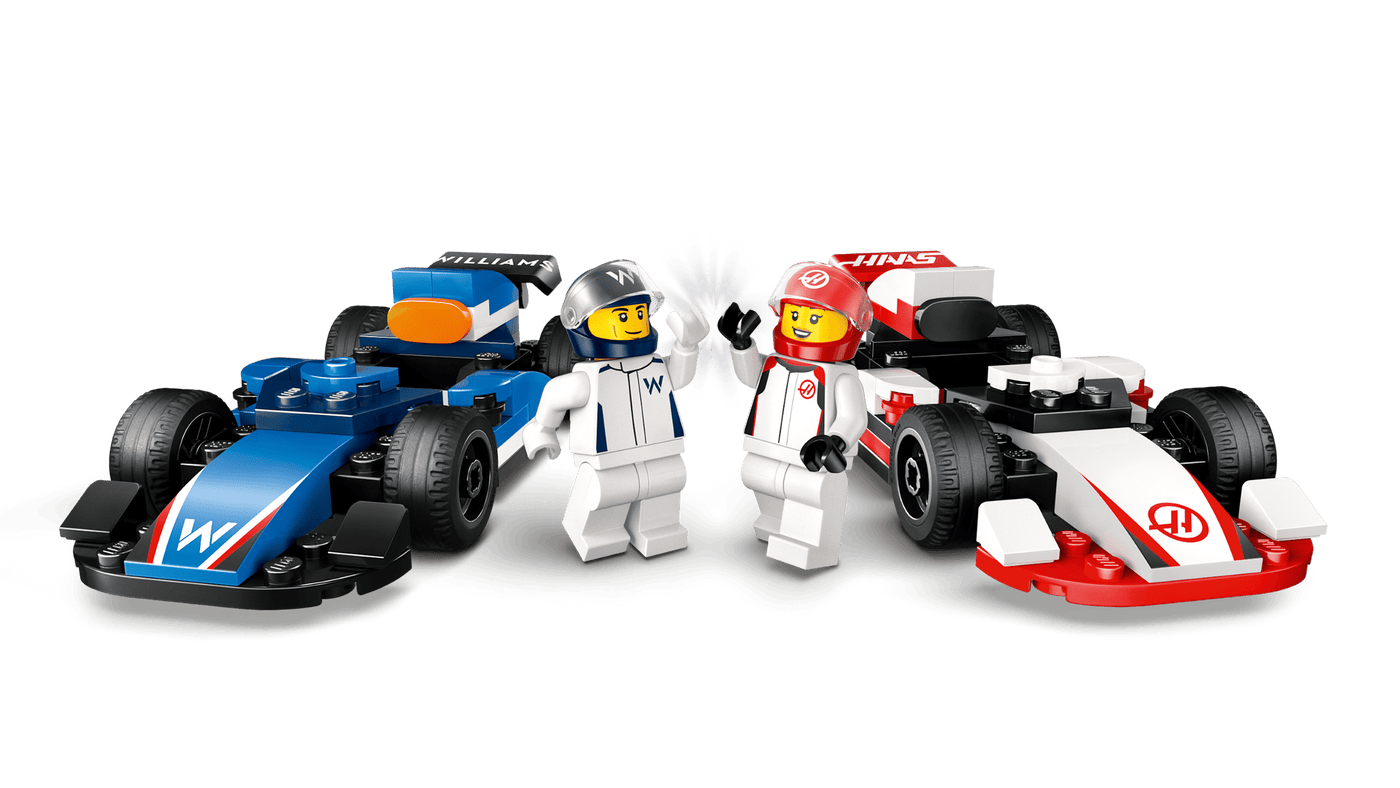 Lego City Formula 1 Williams Racing & Haas F1 Race Cars 60464