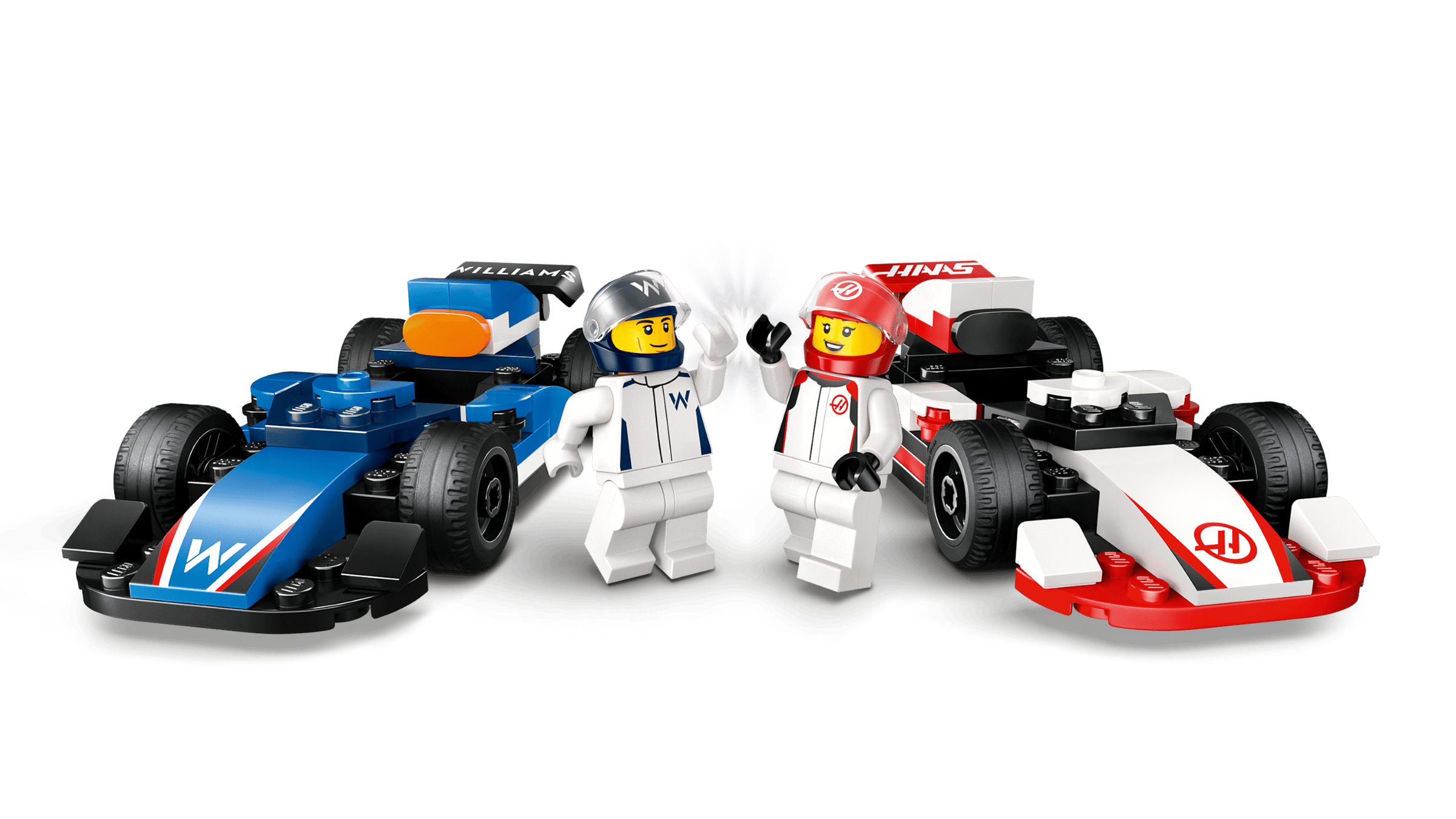 Lego City Formula 1 Williams Racing & Haas F1 Race Cars 60464