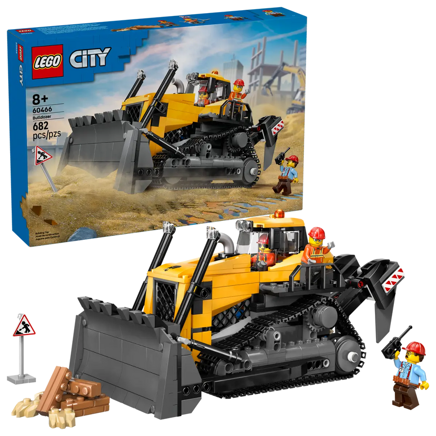 Lego City Yellow Bulldozer 60466