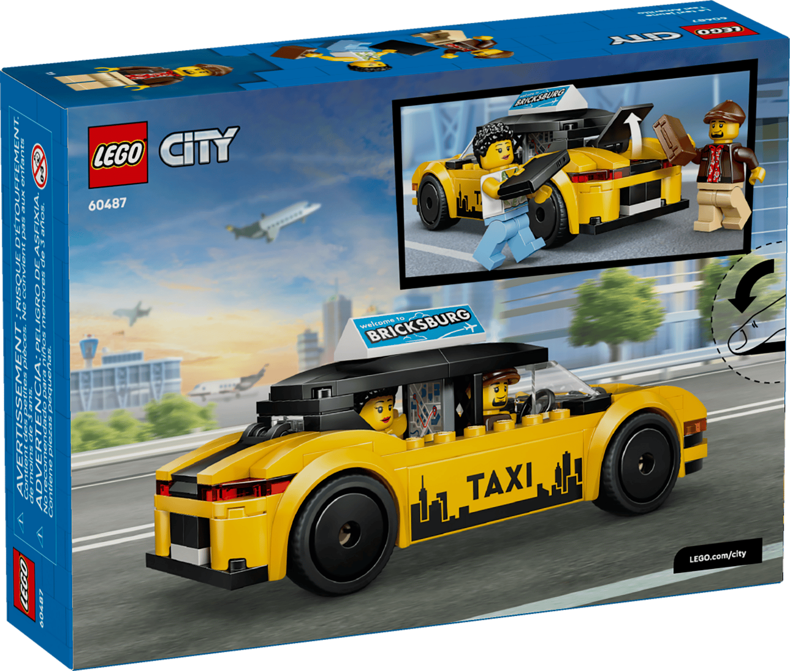 Lego City Yellow Taxi 60487