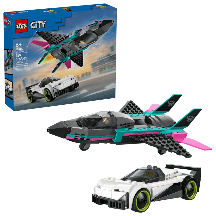 Lego City Jet Vs Car 60489