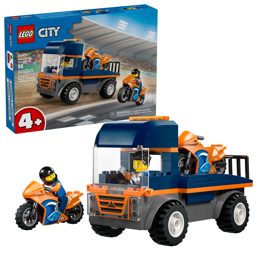 Lego City Motorcycle Transporter 60491