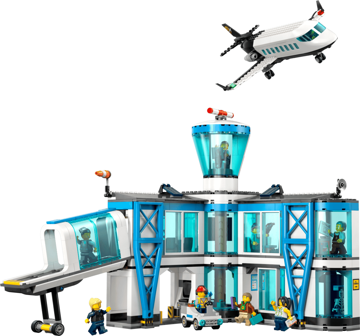 Lego City Airport With Airplane
