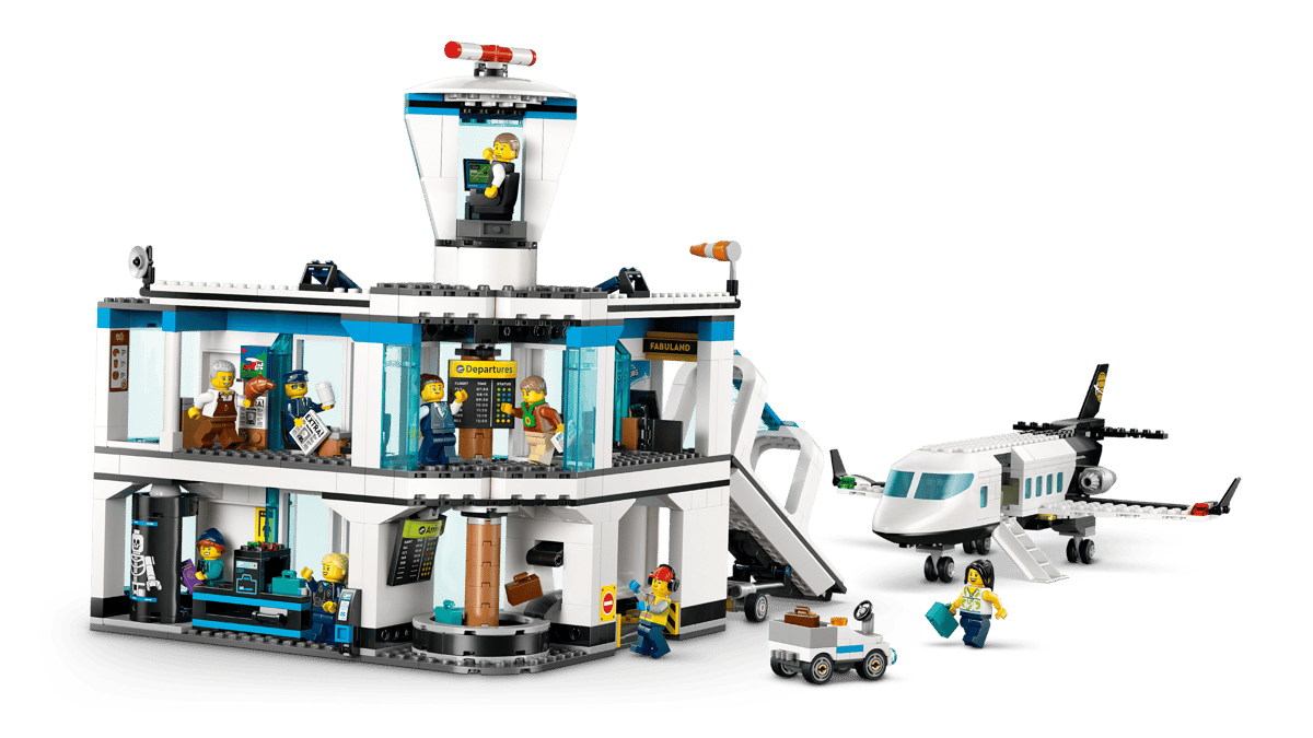 Lego City Airport With Airplane