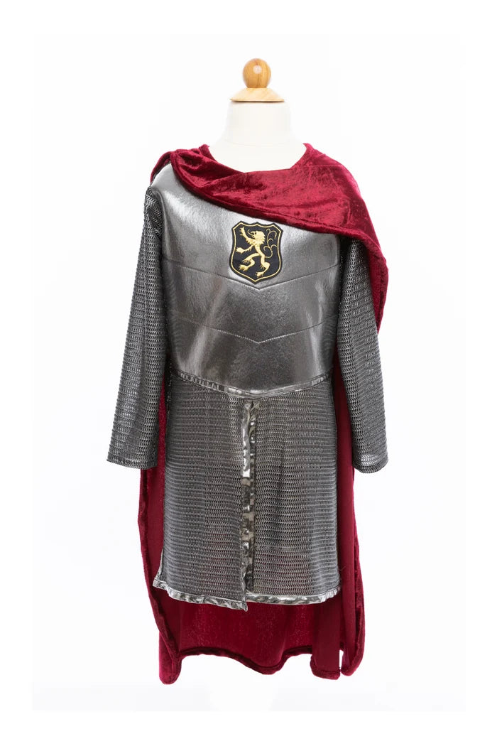 Great Pretenders silver Knight With Cape, Size 5-6 Years