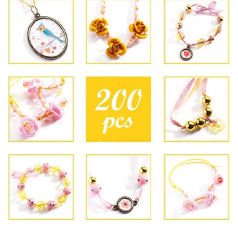 Djeco Pearl and Flower Beads