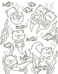 Cutie Colouring Forest Cuties Cozy Colouring Book