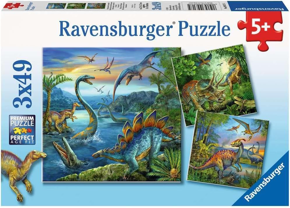 Ravensburger Dinosaur Fascination 3x49 Piece