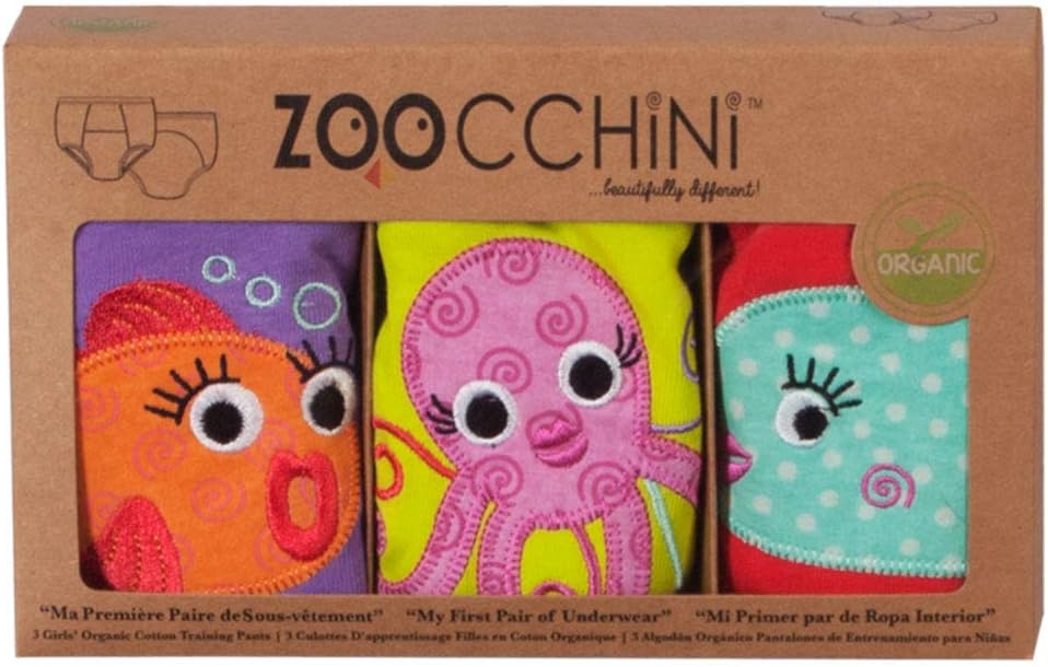 Ocean Friends Organic Potty Training Pant 3 Pack 3-4T