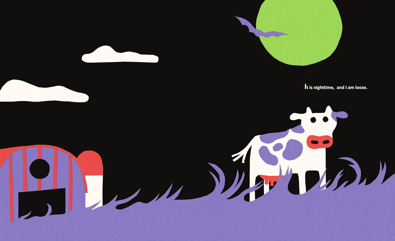 The Cow in the Dark at Night - Jess Hannigan