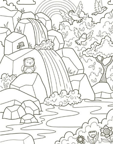 Cutie Colouring Forest Cuties Cozy Colouring Book