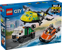 Lego City Airplane, Service Truck & Hovercraft Remix 60505