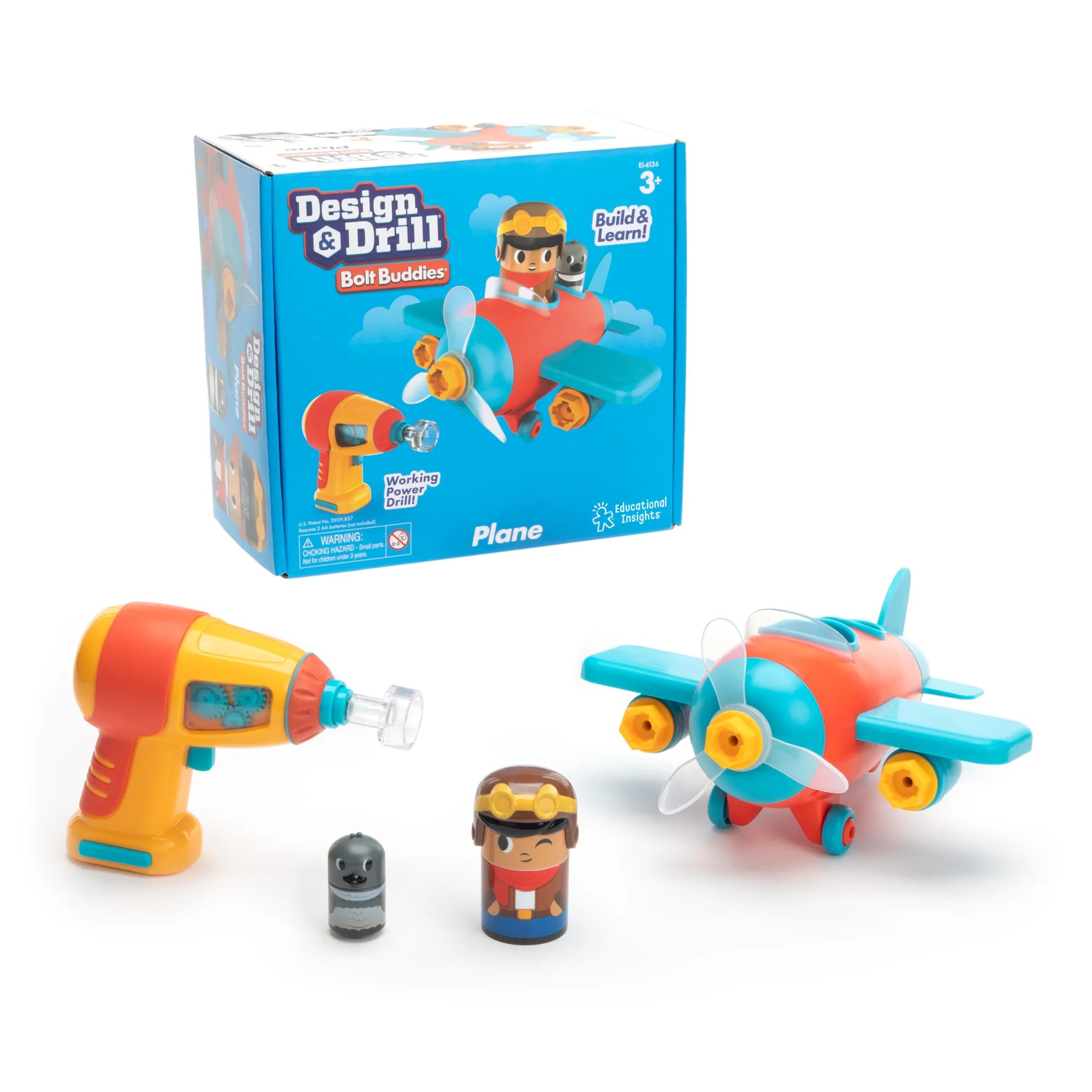 Educational Insights Bolt Buddies Plane