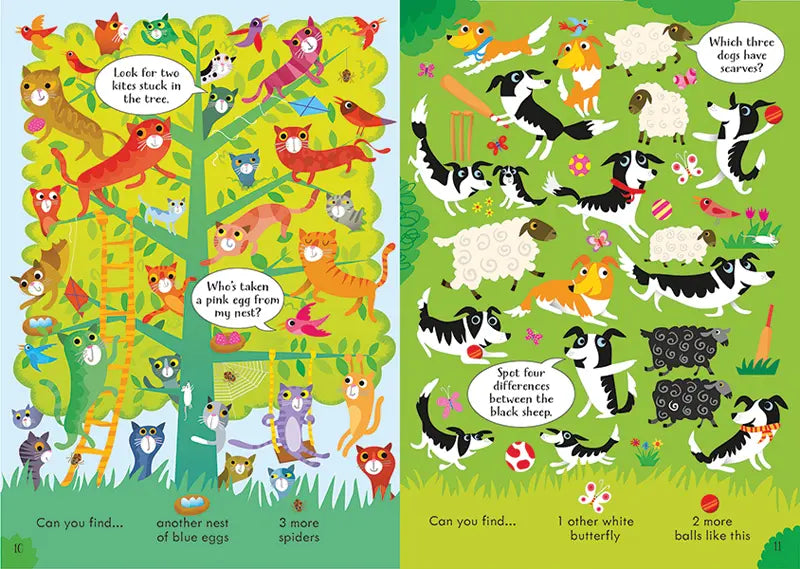 Usborne Look and Find Puzzles: Dogs and Cats
