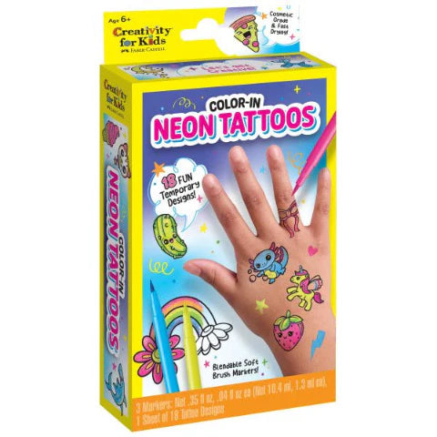 Creativity for Kids Neon Tattoo Kit