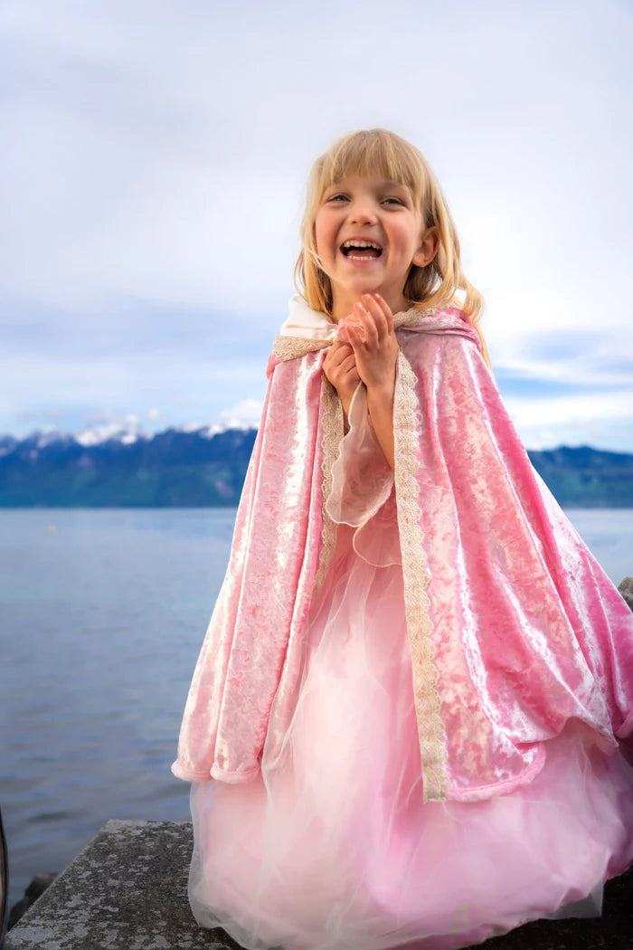 Great Pretenders Deluxe Pink Rose Princess Cape