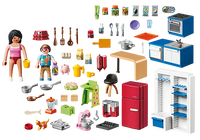 Family Kitchen - Playmobil Dollhouse 70206