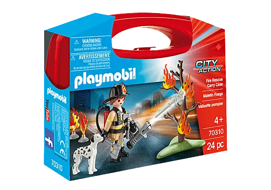Fire Rescue Carry Case - Playmobil City Action 70310