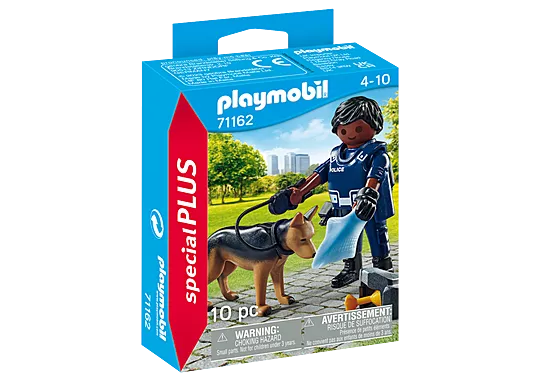 Policeman With Dog - Playmobil Special Plus 71162